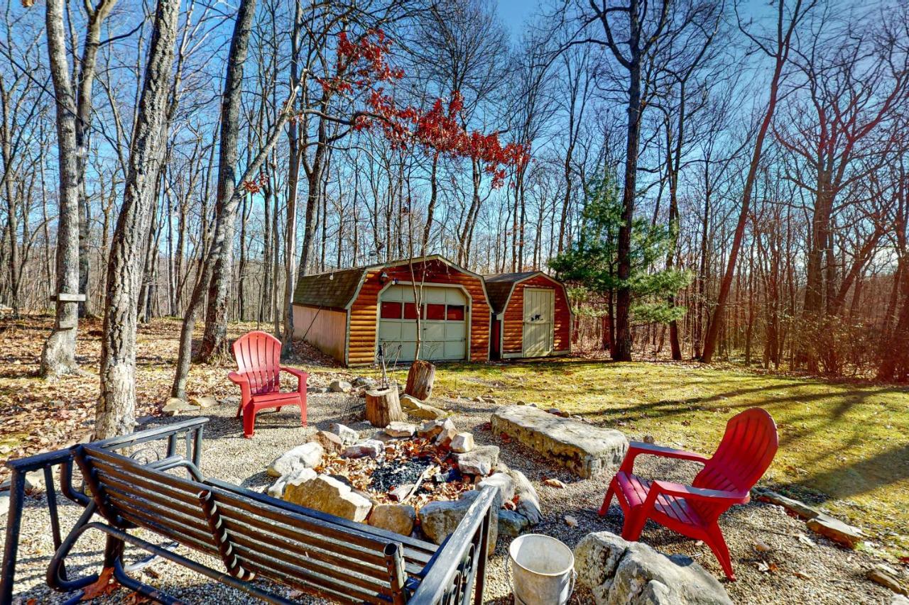 Pine Woods Cabin McHenry Exteriör bild